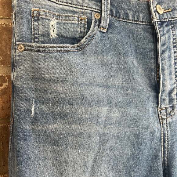 Lucky Brand Sz 14/32 A Bridgette High Rise Skinny Jeans distressed - Picture 6 of 10